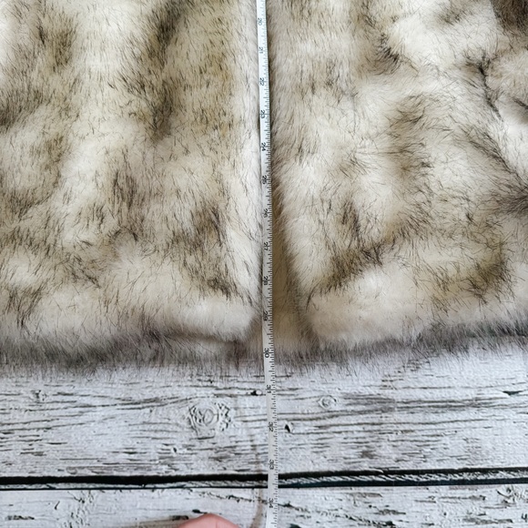 Alberto Makali Faux Fur Suede Vest – Brown, Sleeveless, Sz L, Trendy Boho Style - Picture 6 of 14